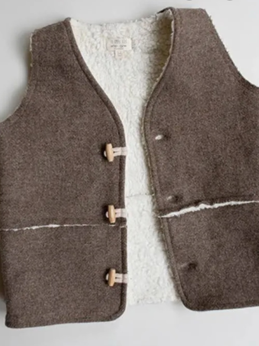 The Simple Folk- Brown Sherpa Vest